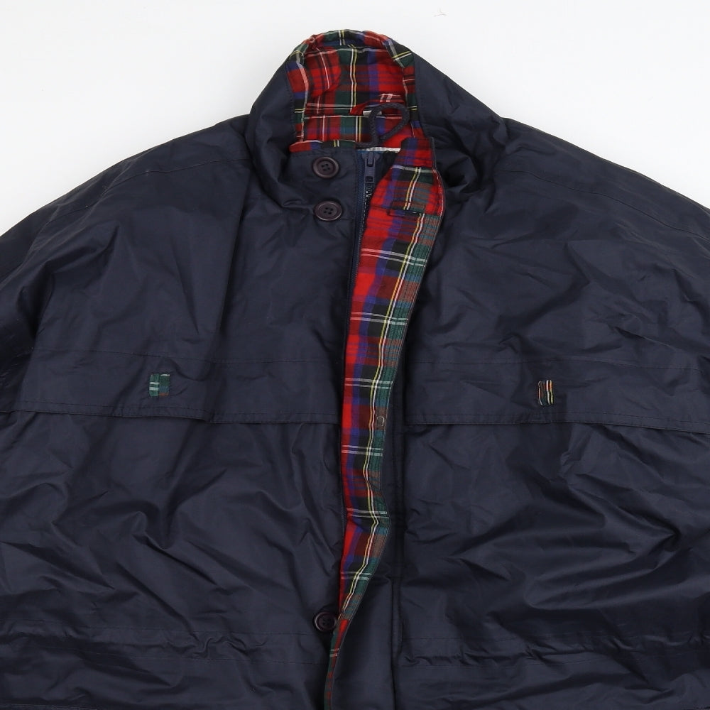 B DRI Mens Blue   Pea Coat Coat Size L