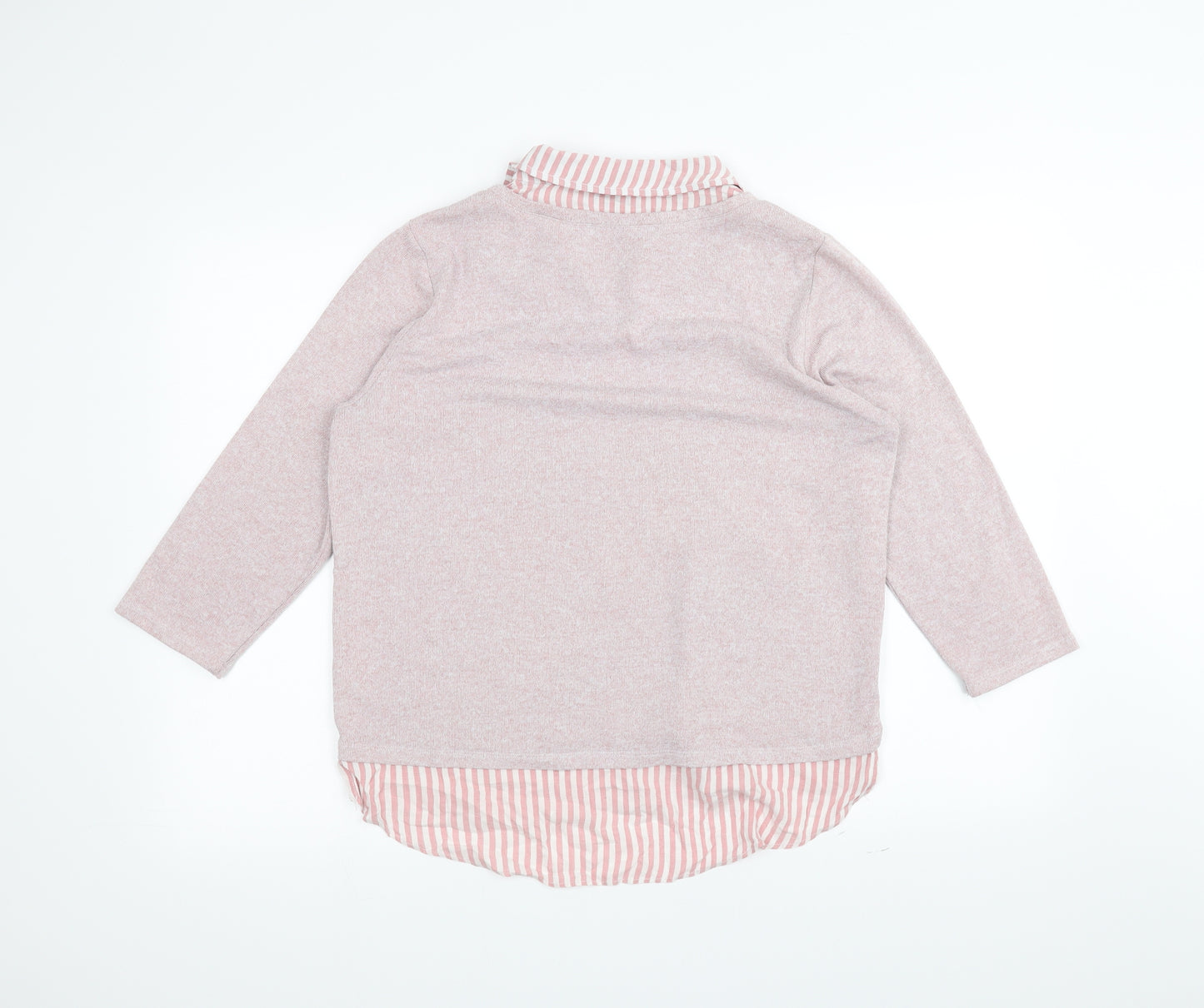 M&Co Womens Pink   Pullover Jumper Size 16
