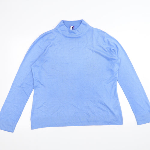 BHS Womens Blue   Basic T-Shirt Size 14