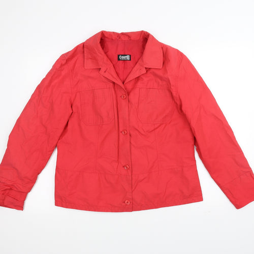 Court Womens Red   Jacket  Size 16