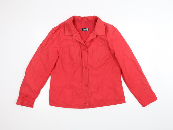 Court Womens Red   Jacket  Size 16