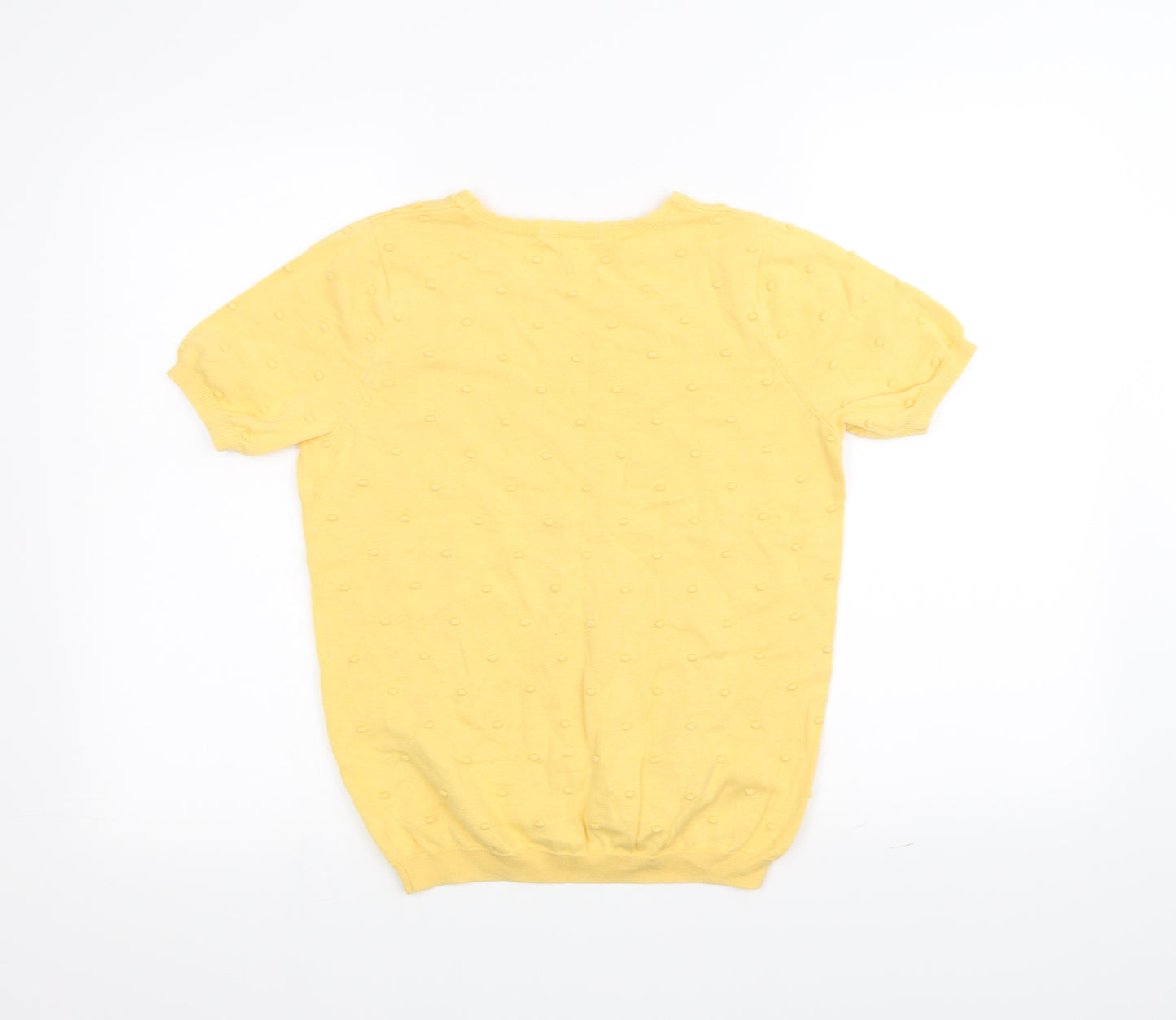 TU Womens Yellow   Basic T-Shirt Size 10