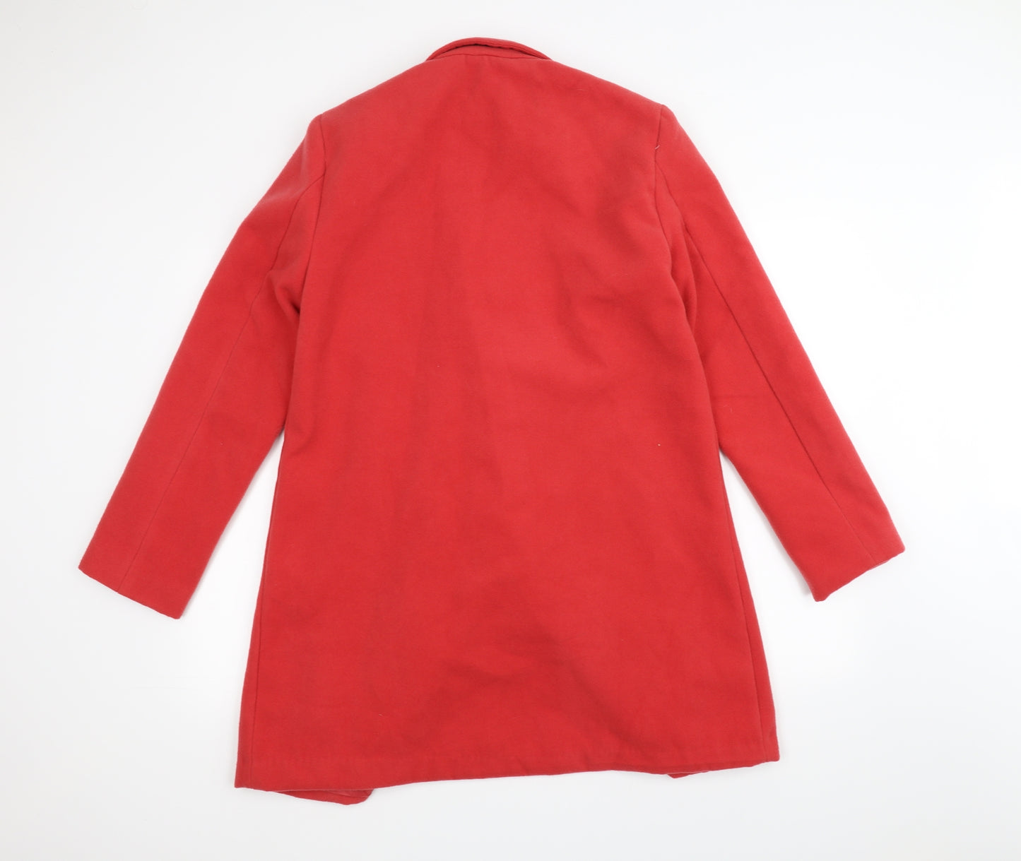 Pep&co Womens Red   Overcoat Coat Size 12