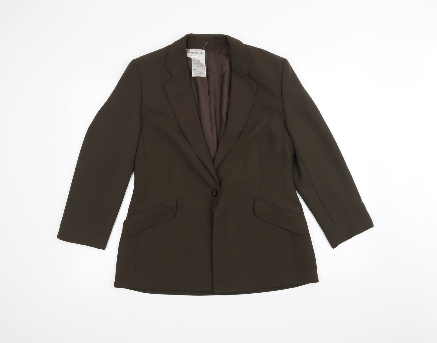 Impressions Womens Green   Jacket  Size 12