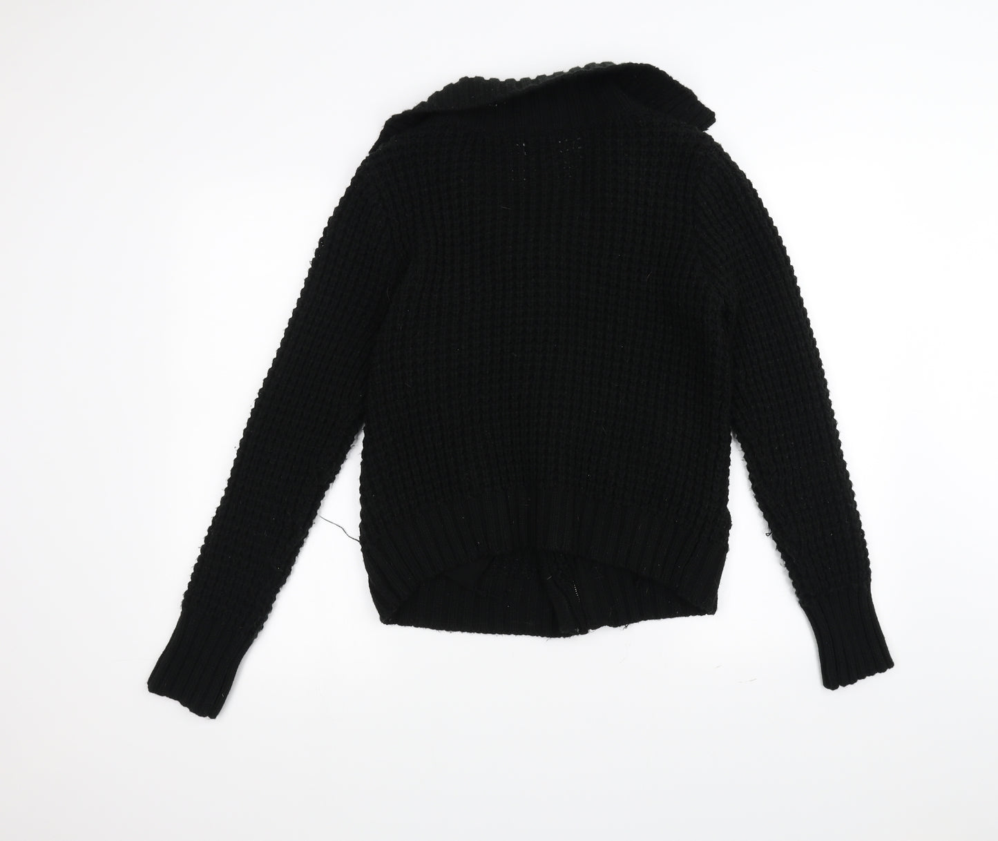love knitwear Womens Black  Knit Jacket  Size L