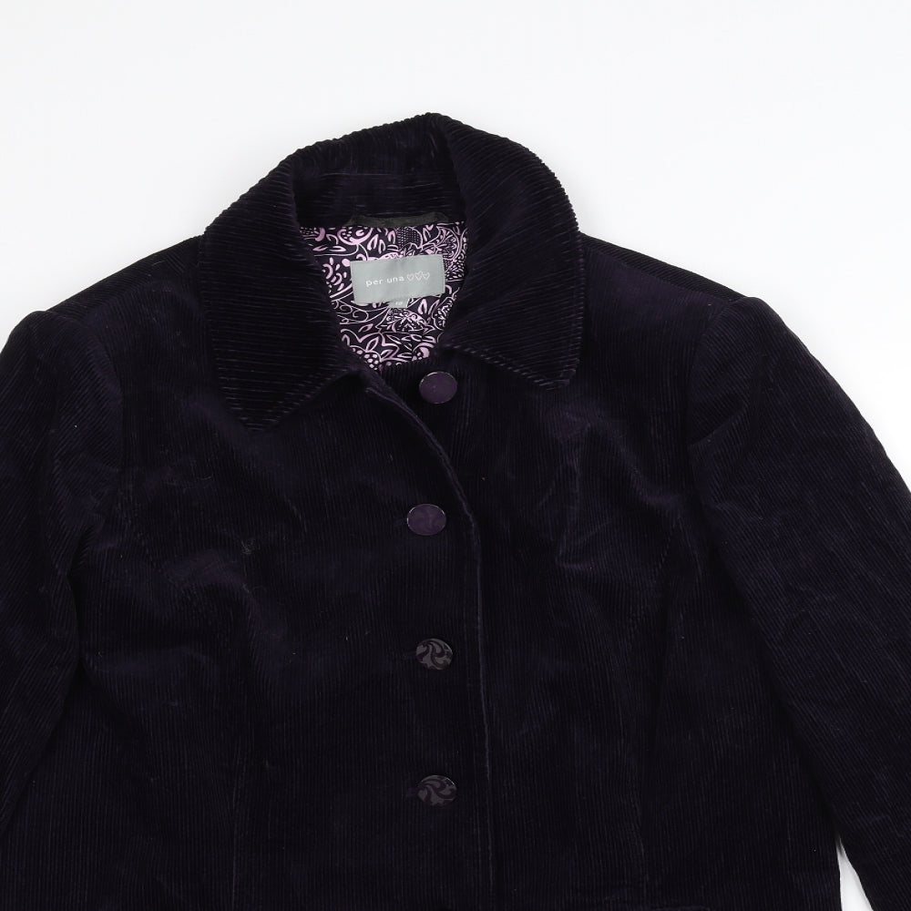Per Una Womens Purple   Jacket  Size 18