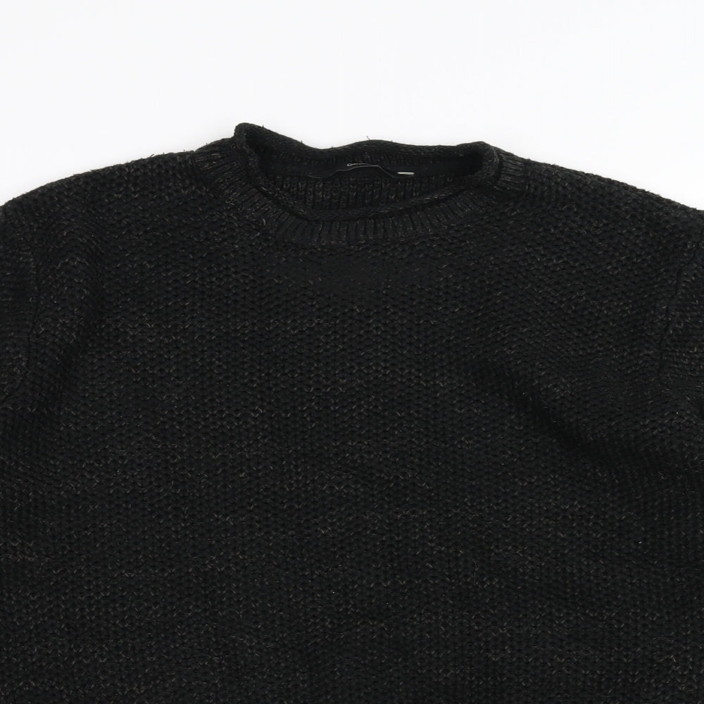 George Womens Black  Knit Pullover Jumper Size M