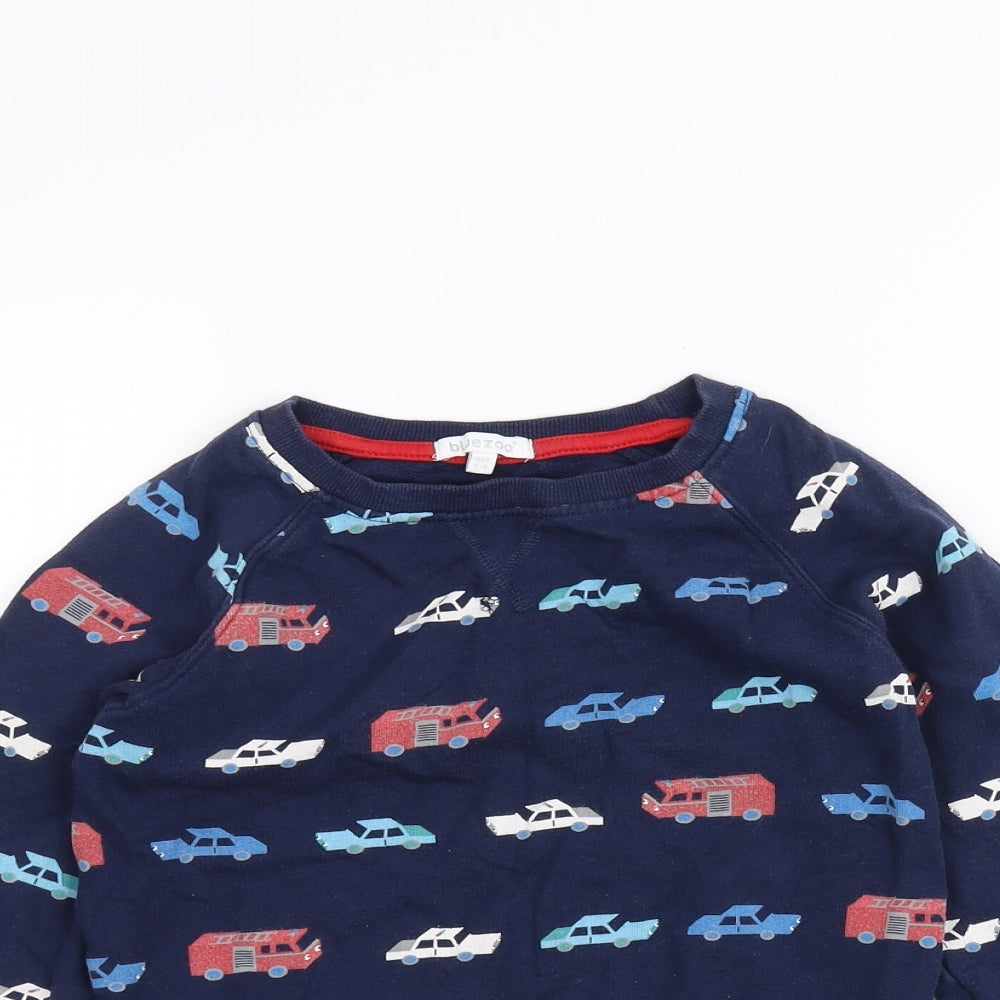 Blue Zoo Boys Blue   Pullover Jumper Size 5-6 Years