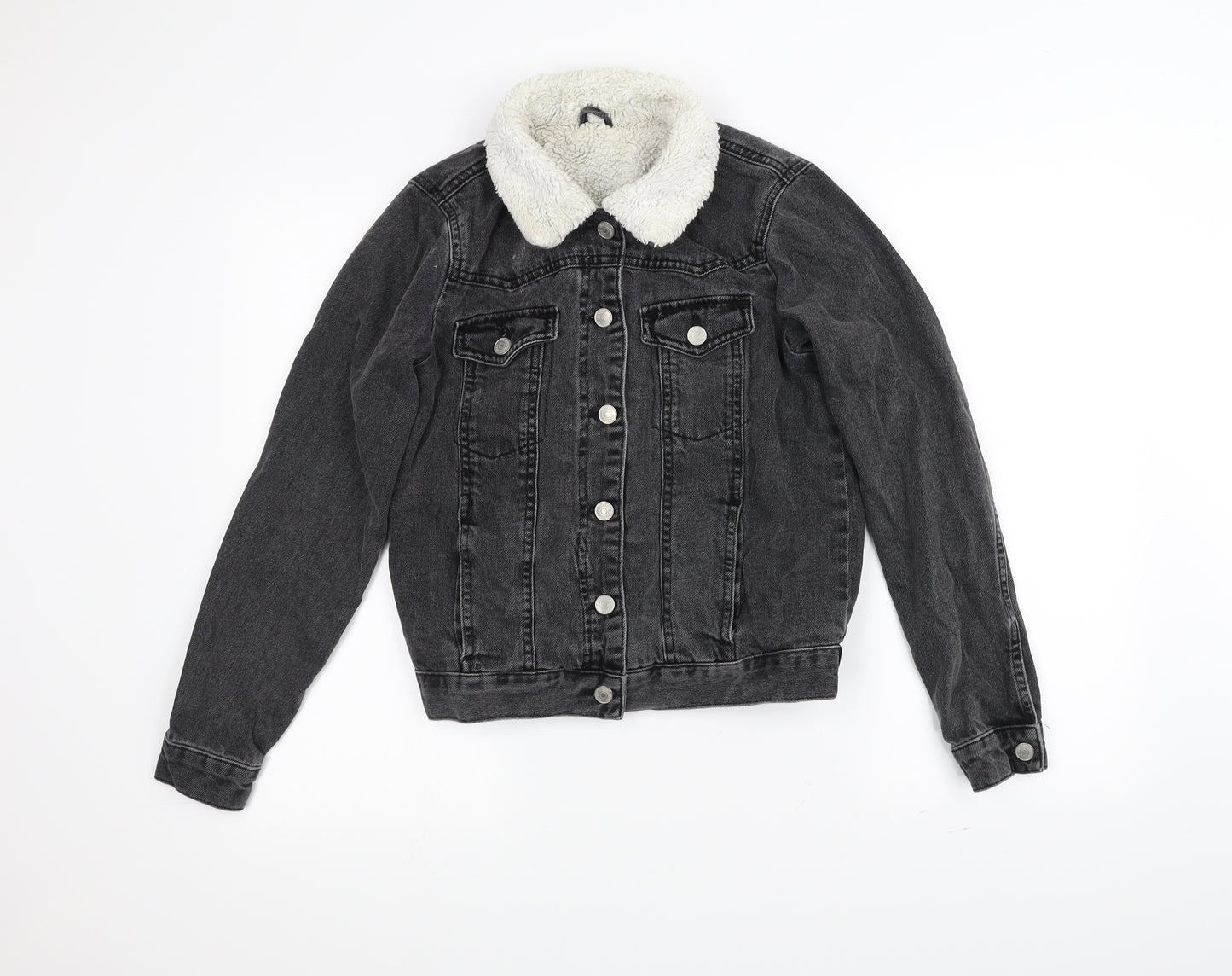 Topshop Womens Black   Jacket  Size 6