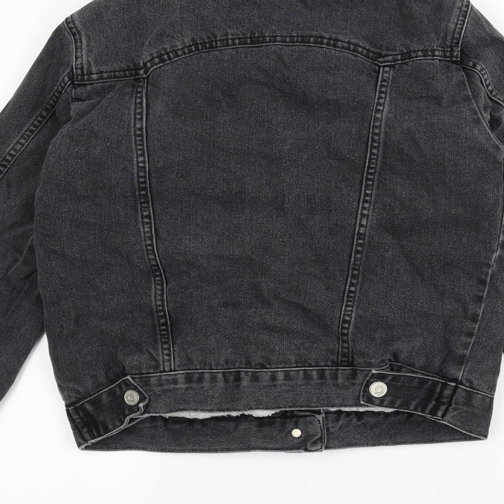 Topshop Womens Black   Jacket  Size 6