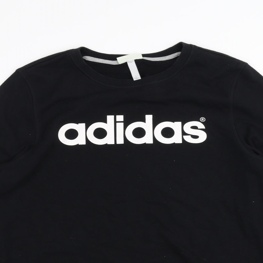 adidas Womens Blue   Pullover Jumper Size L