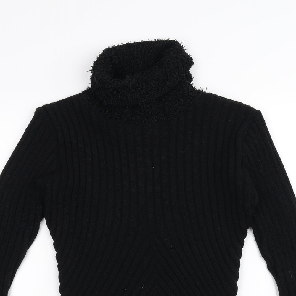 One by One Womens Black   Pullover Jumper Size 6