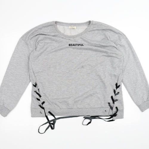 Papaya Womens Grey   Pullover Jumper Size 18
