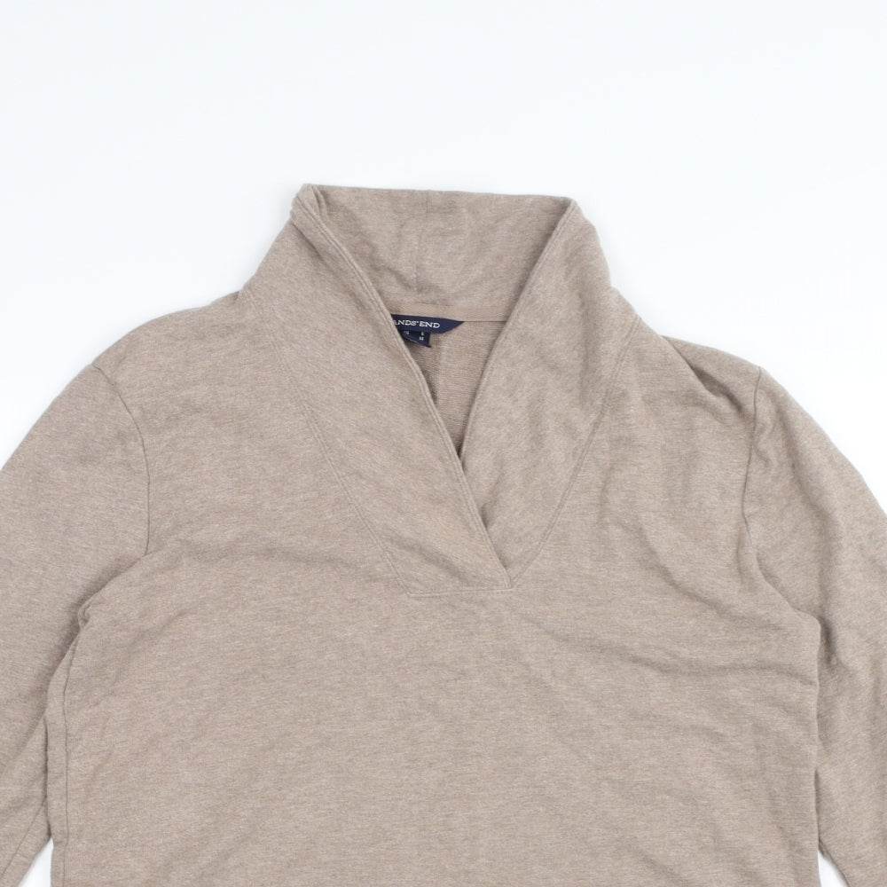 Land's End Mens Brown   Pullover Jumper Size M