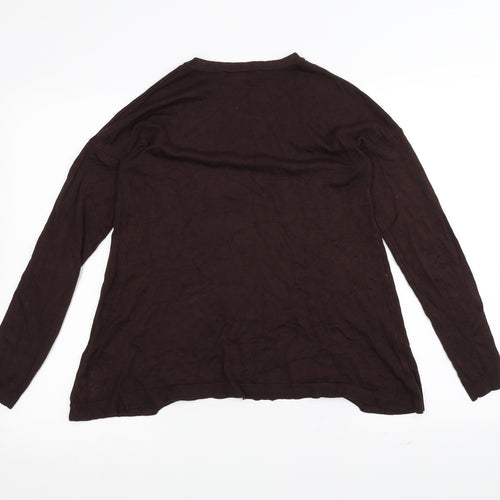 Atmosphere Womens Brown   Basic T-Shirt Size 10