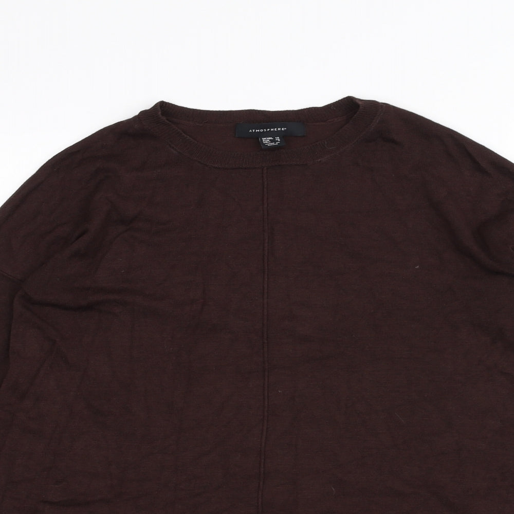Atmosphere Womens Brown   Basic T-Shirt Size 10