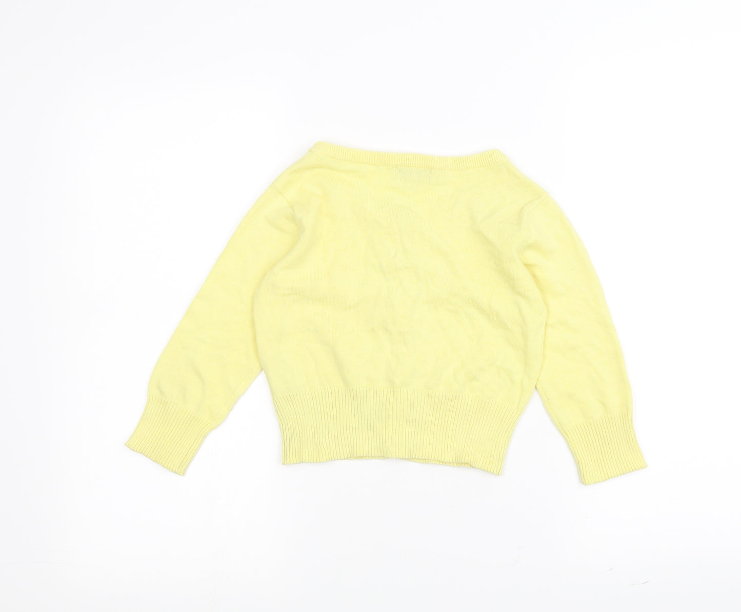 Indigo Girls Yellow   Cardigan Jumper Size 9-10 Years