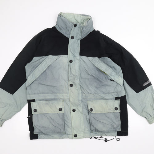 Peruzzo Mens Green   Pea Coat Coat Size M