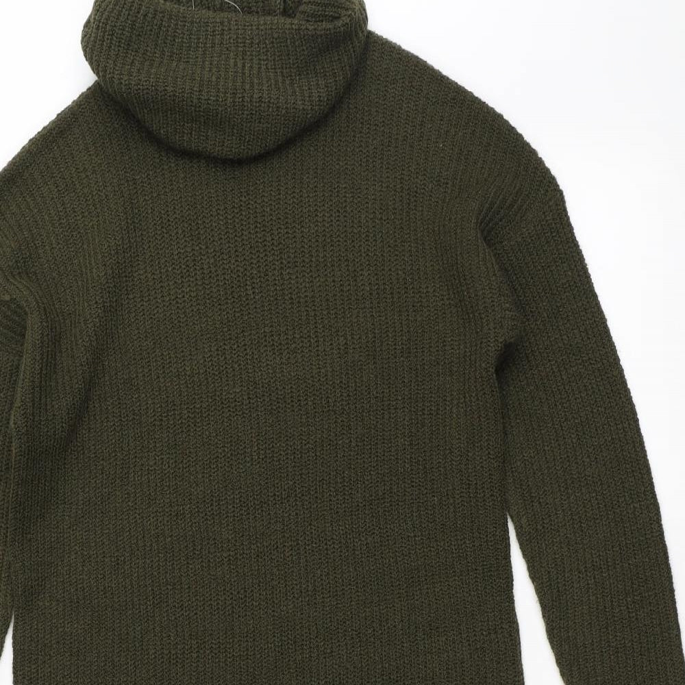 Peacocks Womens Green   Pullover Jumper Size S