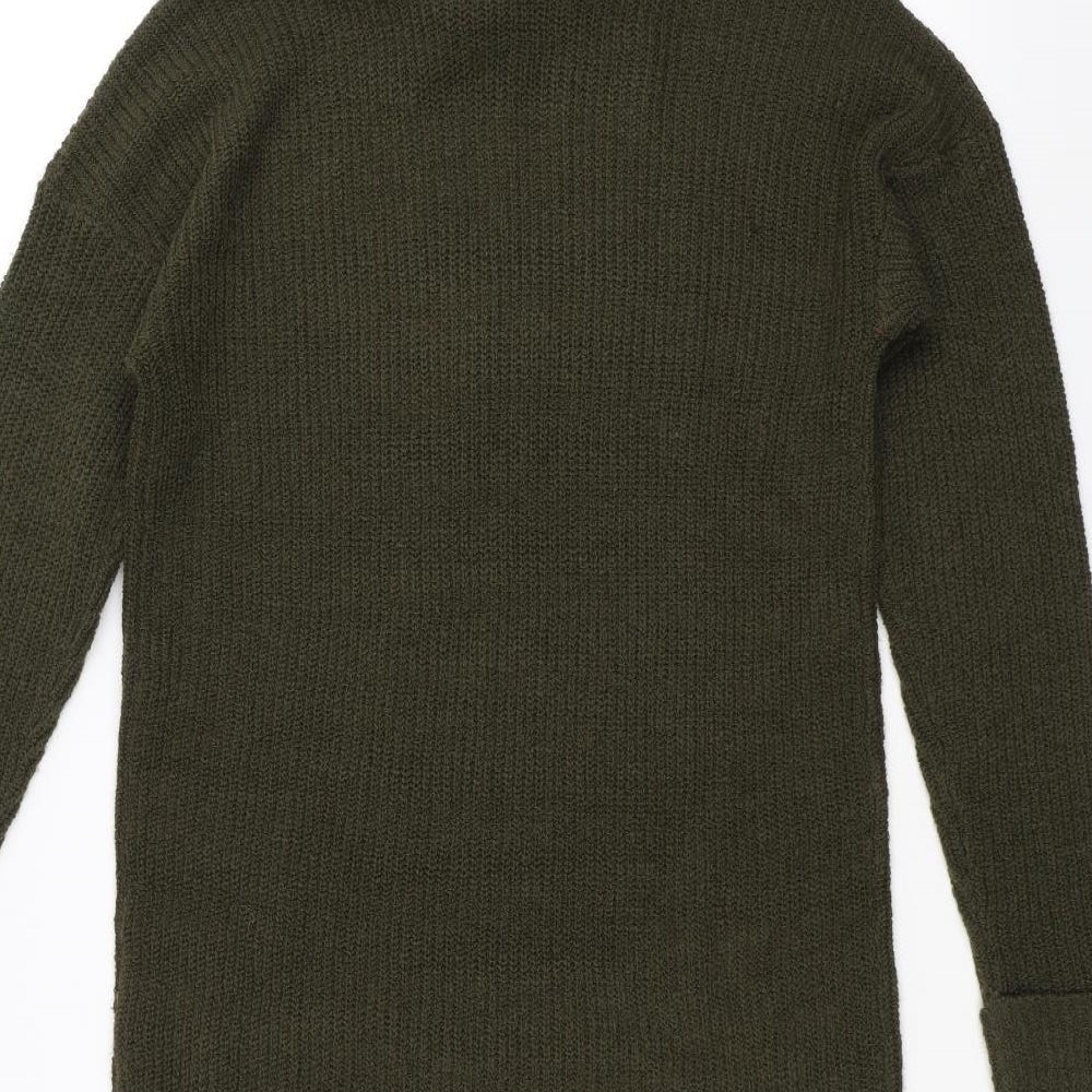 Peacocks Womens Green   Pullover Jumper Size S