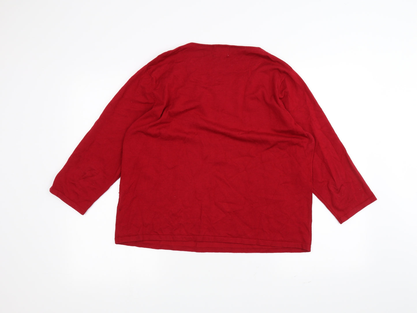Eastex Womens Red   Pullover Jumper Size 18
