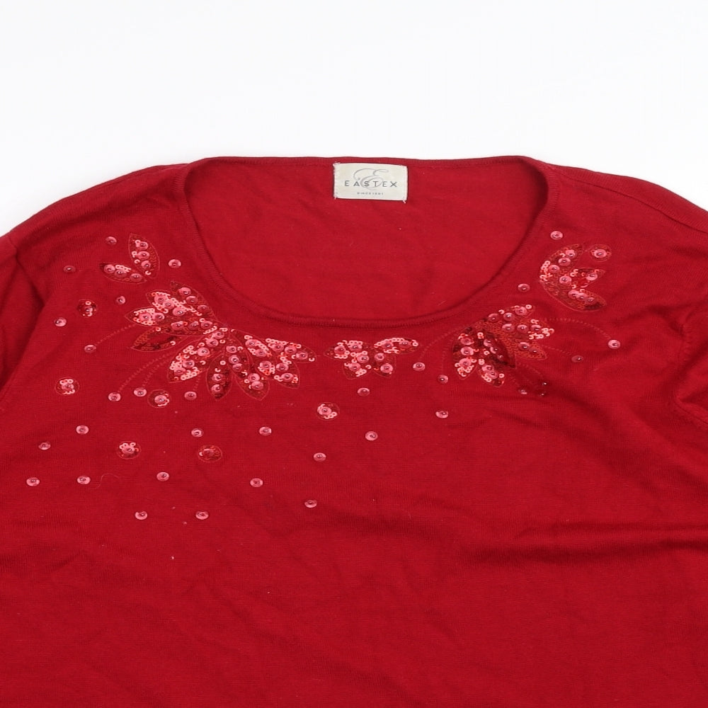Eastex Womens Red   Pullover Jumper Size 18