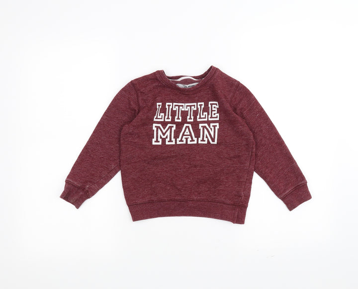 NEXT Girls Red   Pullover Jumper Size 4-5 Years