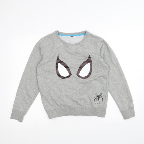 Preworn Mens Grey   Pullover Jumper Size S  - Spider Man