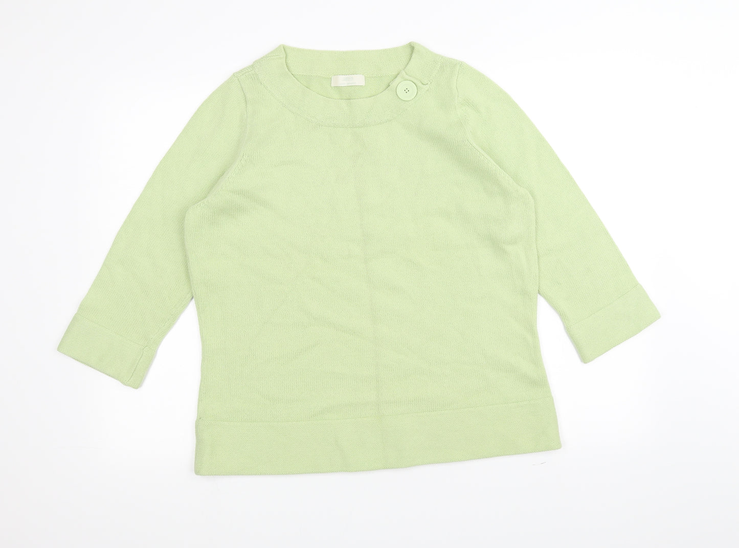 Marks and Spencer Womens Green  Knit Pullover Jumper Size 18