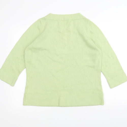 Marks and Spencer Womens Green  Knit Pullover Jumper Size 18