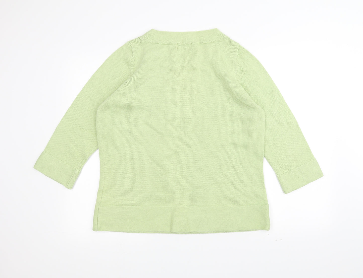 Marks and Spencer Womens Green  Knit Pullover Jumper Size 18