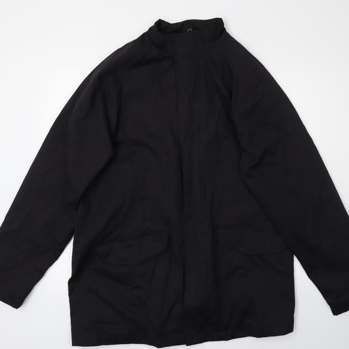Debenhams Mens Black   Rain Coat Coat Size M