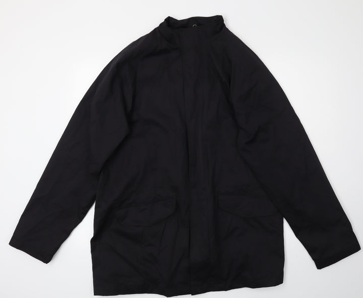 Debenhams Mens Black   Rain Coat Coat Size M