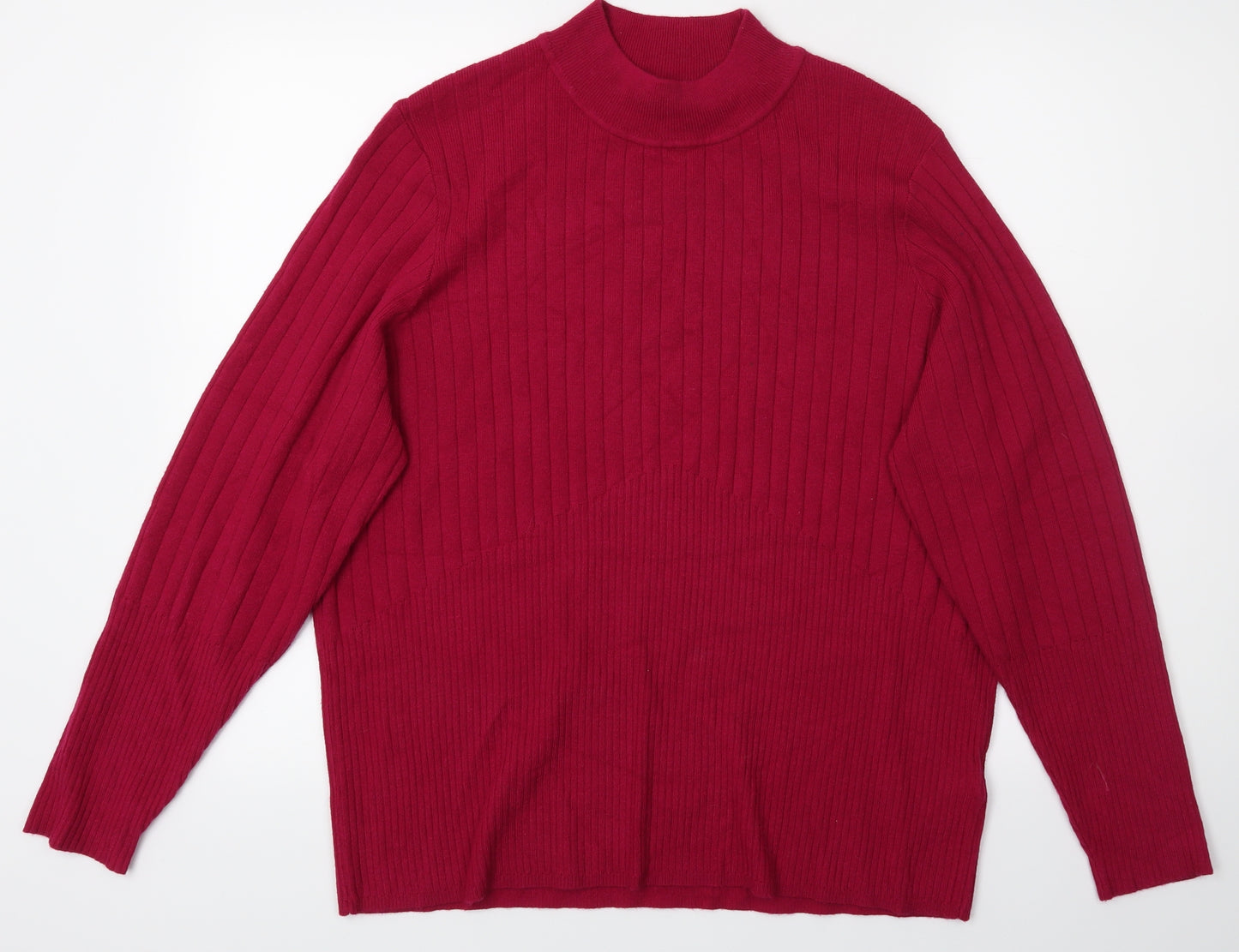 M&S Womens Pink   Pullover Jumper Size 24