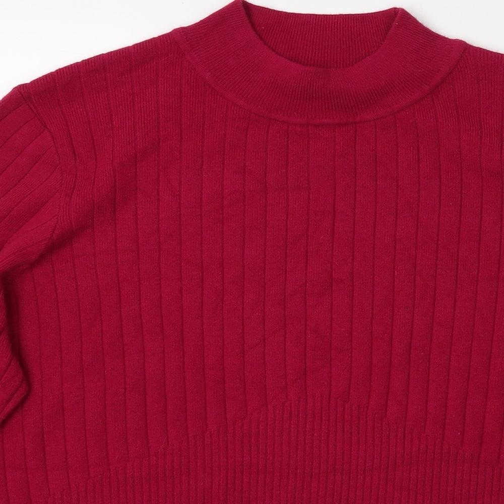 M&S Womens Pink   Pullover Jumper Size 24