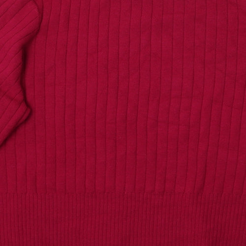 M&S Womens Pink   Pullover Jumper Size 24