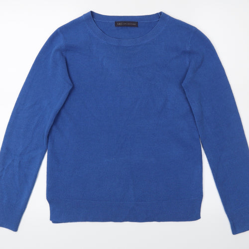 M&S Womens Blue   Pullover Jumper Size 8