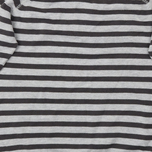 Cherokee Boys Grey Striped  Pullover Jumper Size 5-6 Years
