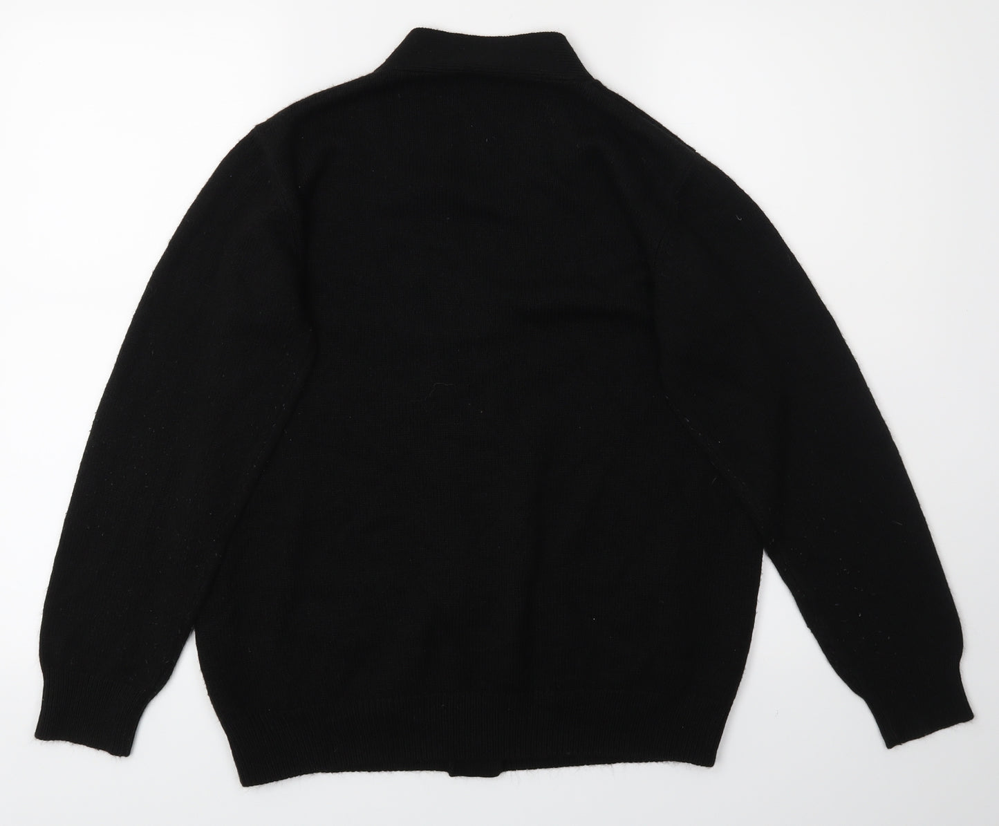 Damart Womens Black   Cardigan Jumper Size M