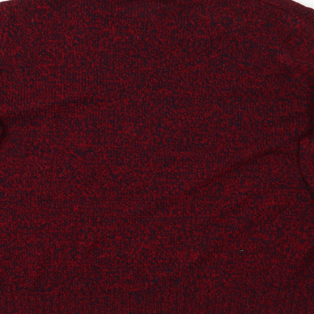 Divided Womens Red   Pullover Jumper Size L