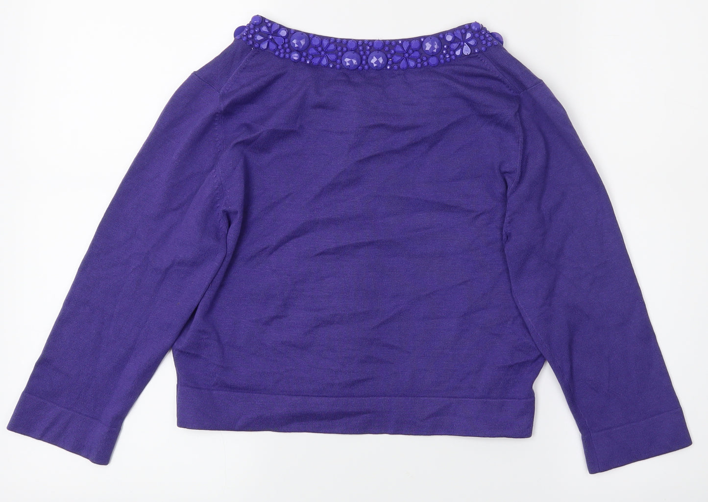 Pre Worn Womens Purple   Cardigan Jumper Size S