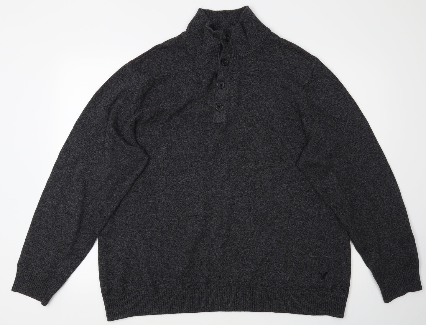 American Eagle Outfitters Mens Grey   Pullover Jumper Size 2XL