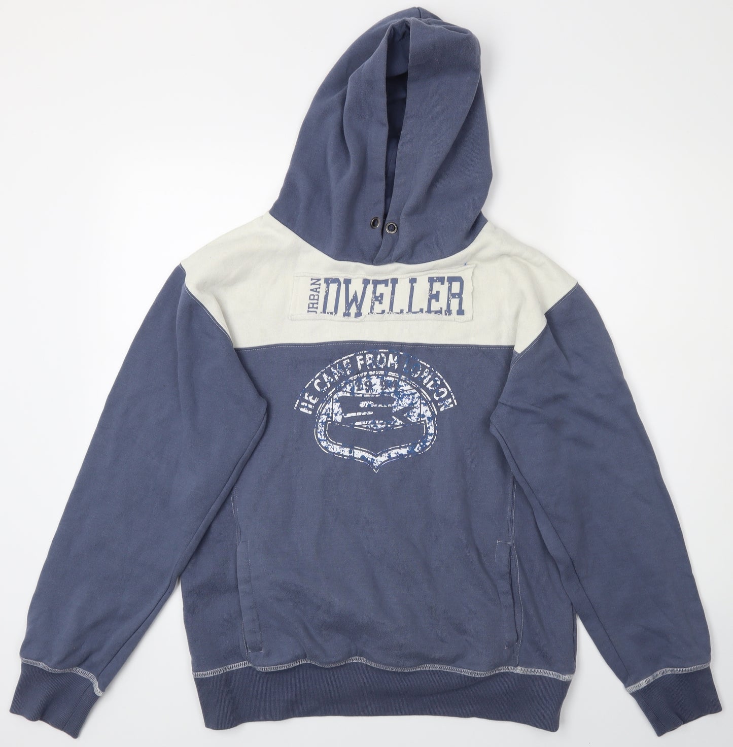 Pre Worn Mens Blue   Pullover Hoodie Size M  - He Came From London