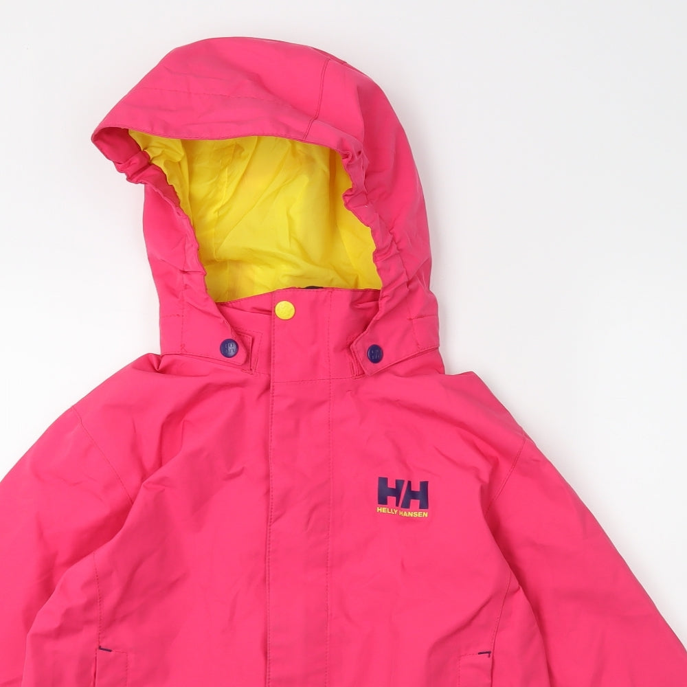 Helly Hansen Womens Pink   Rain Coat Coat Size 10