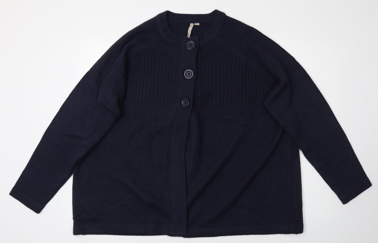 Anthology Womens Blue   Cardigan Jumper Size 26