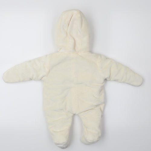 Little Bear Baby White   Babygrow One-Piece Size Newborn