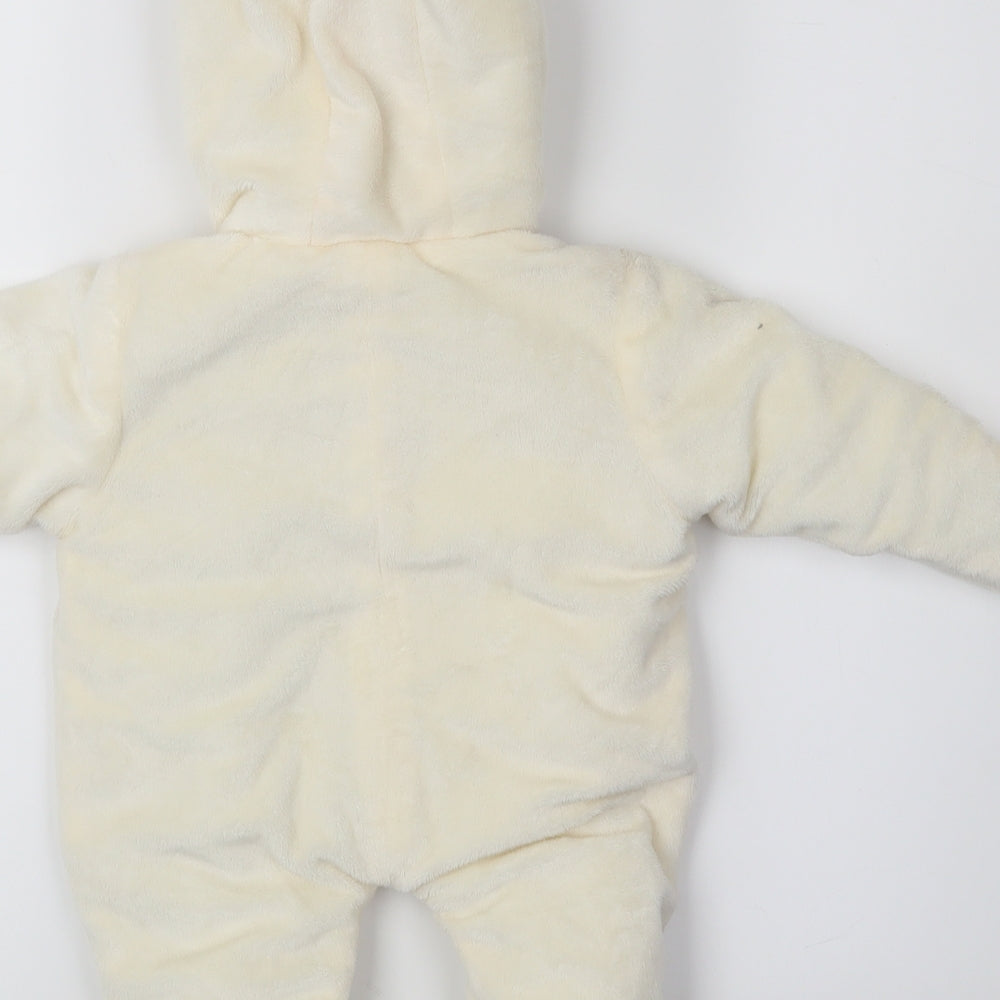 Little Bear Baby White   Babygrow One-Piece Size Newborn
