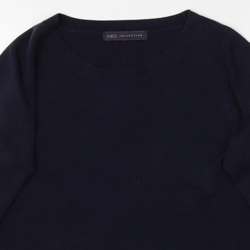 M&S Womens Blue   Pullover Jumper Size 10
