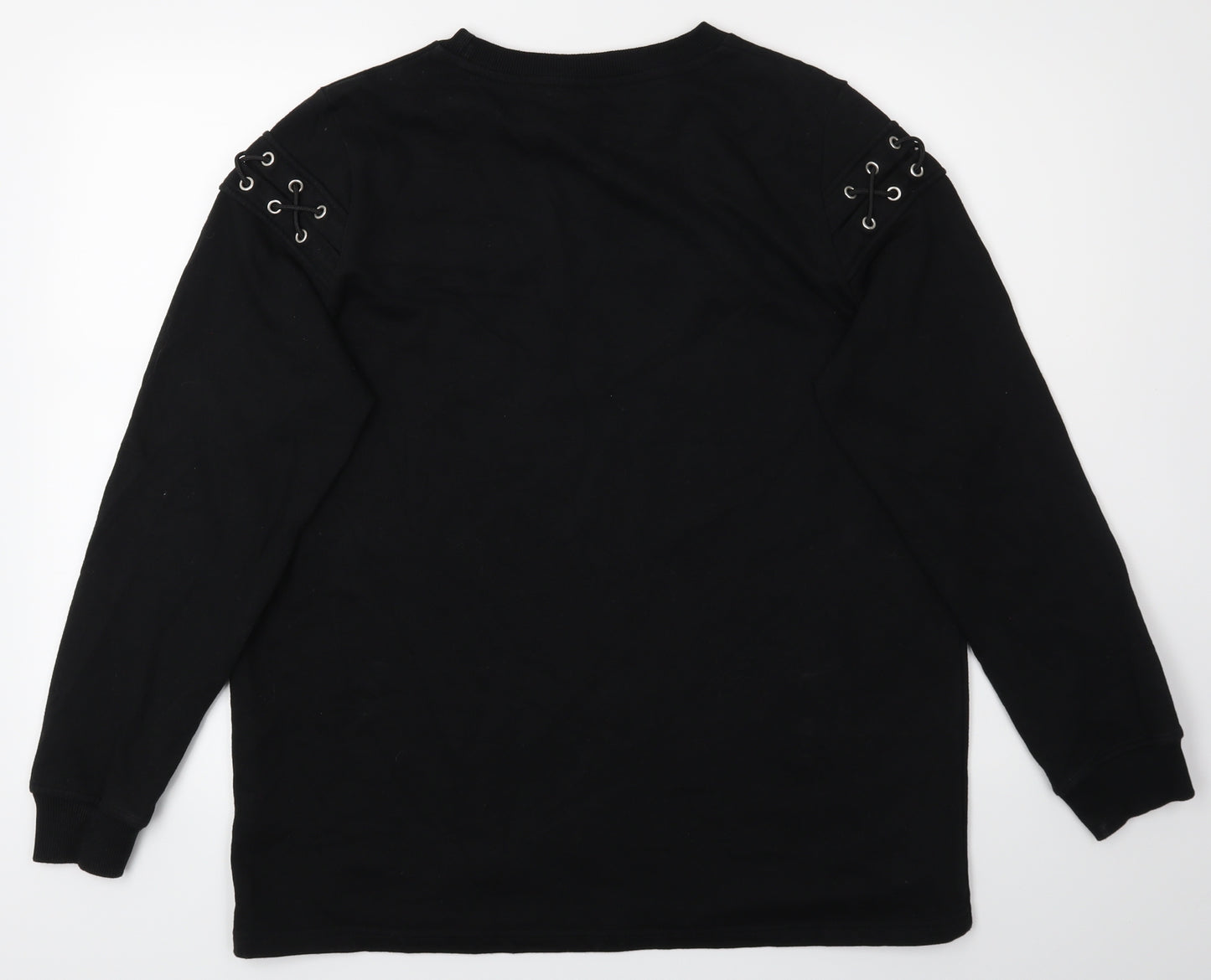 Pep & Co Womens Black   Basic T-Shirt Size 18