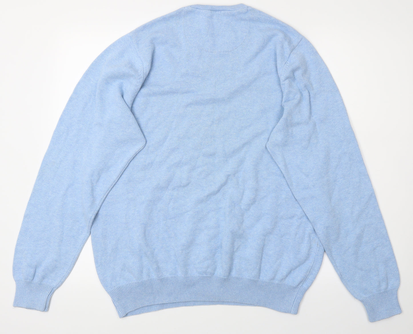 M&S Mens Blue   Pullover Jumper Size L